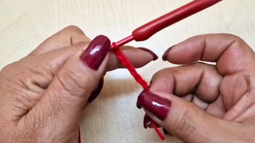 Crochet Christmas Cutlery Holder Pattern 1