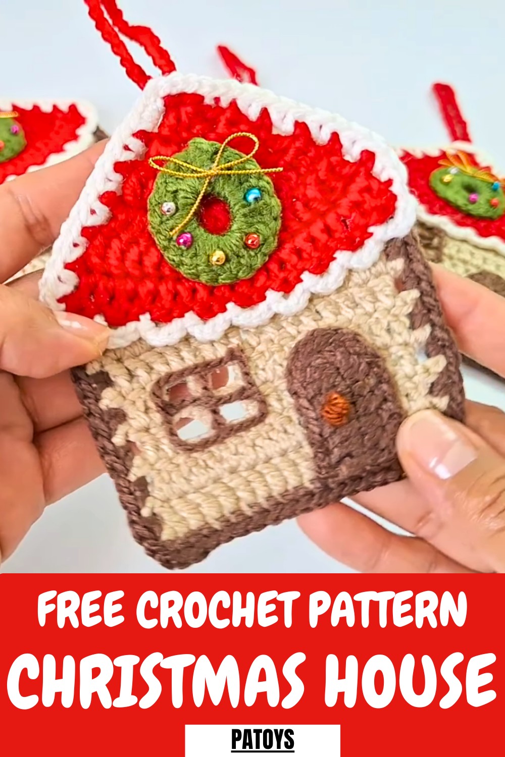Crochet Christmas House Pattern