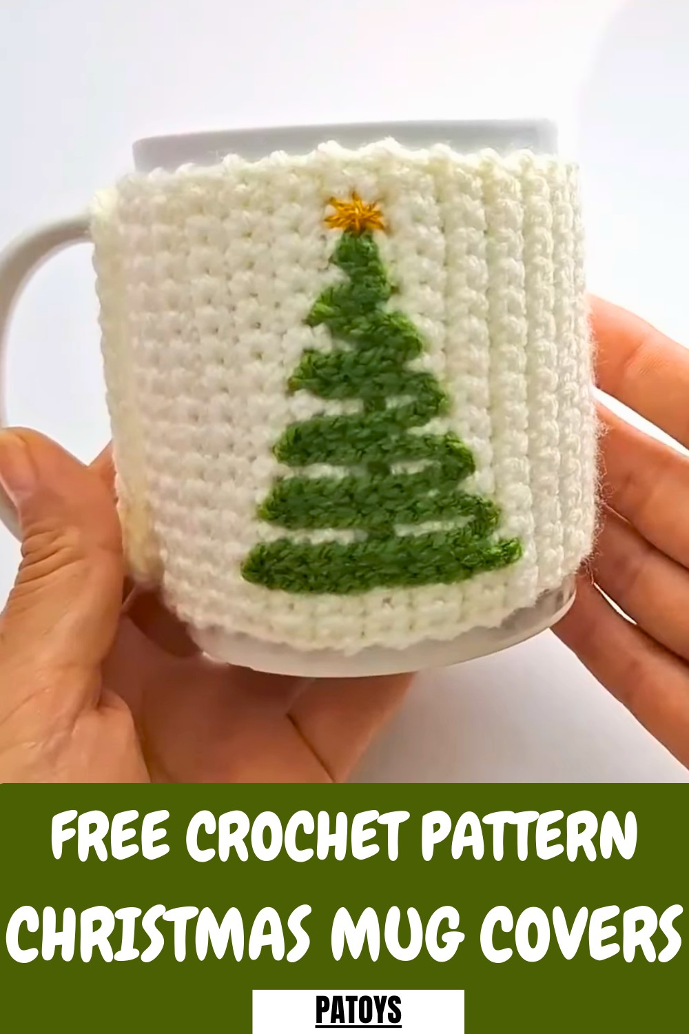 Crochet Christmas Mug Covers Pattern