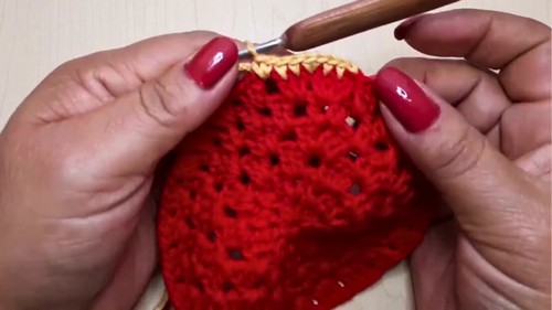 Crochet Christmas Placemat Pattern 4