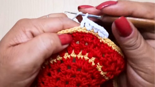 Crochet Christmas Placemat Pattern 5