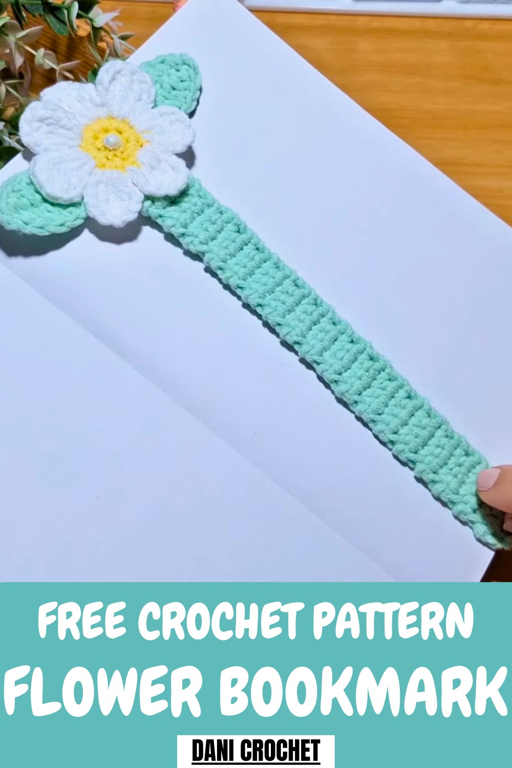 Crochet Flower Bookmark Pattern