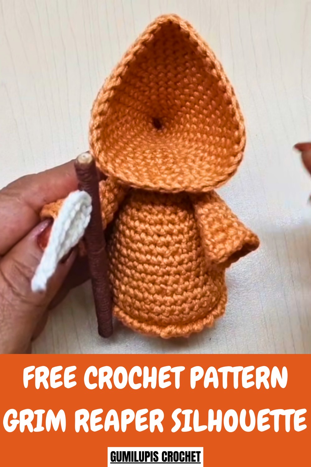 Crochet Grim Reaper Silhouette Pattern