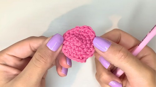 Crochet Strawberry Bag Pattern 8