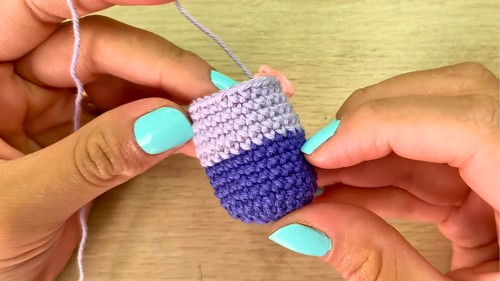 Quick Crochet Owl Keychain Pattern 4