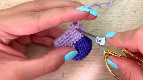 Quick Crochet Owl Keychain Pattern 6