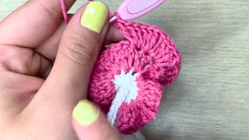 Super Easy Crochet Bath Sponge Pattern 5