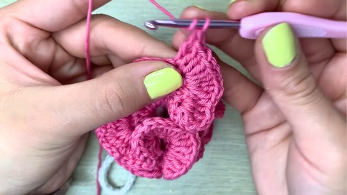 Super Easy Crochet Bath Sponge Pattern 6