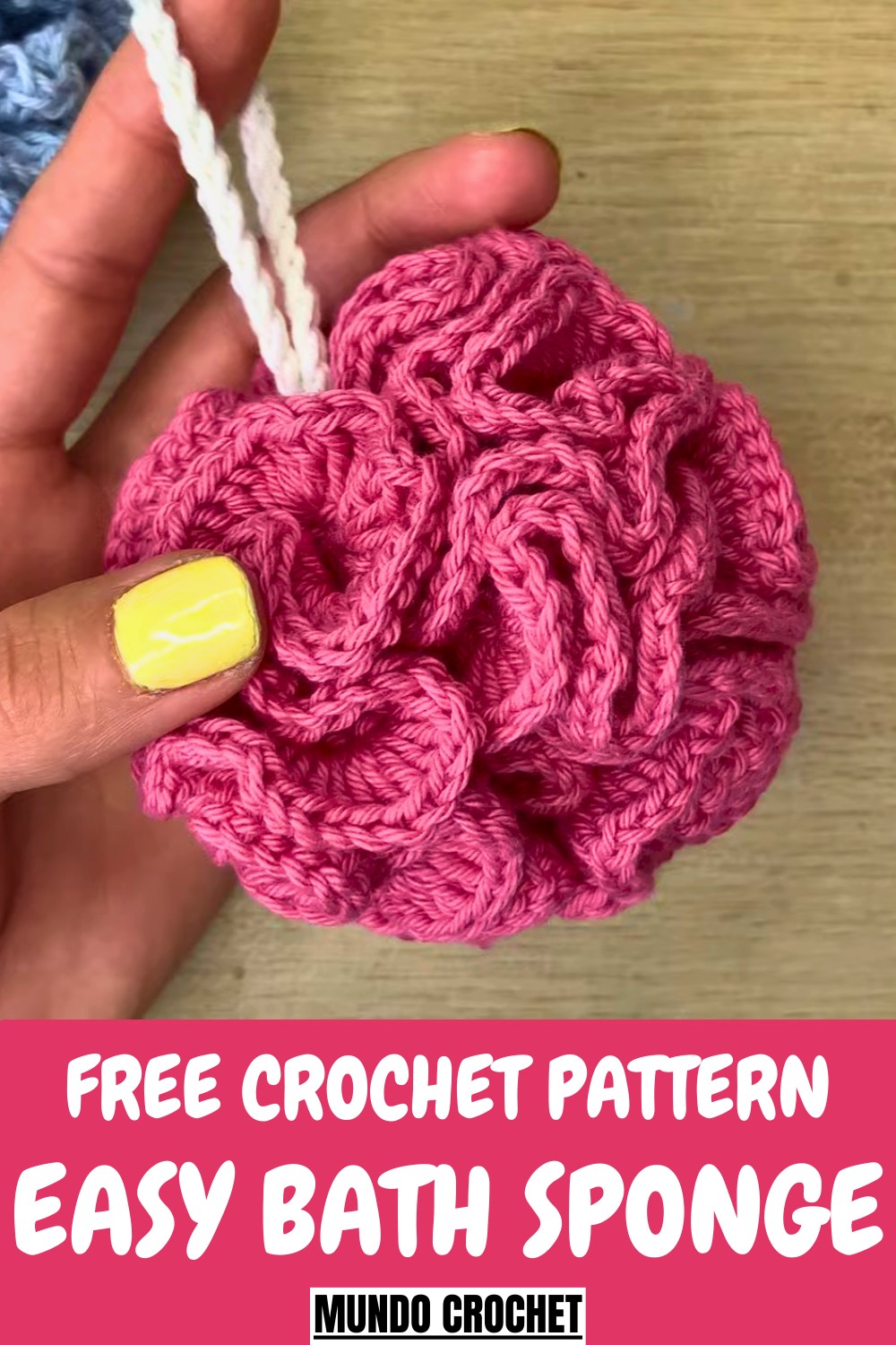 Super Easy Crochet Bath Sponge Pattern