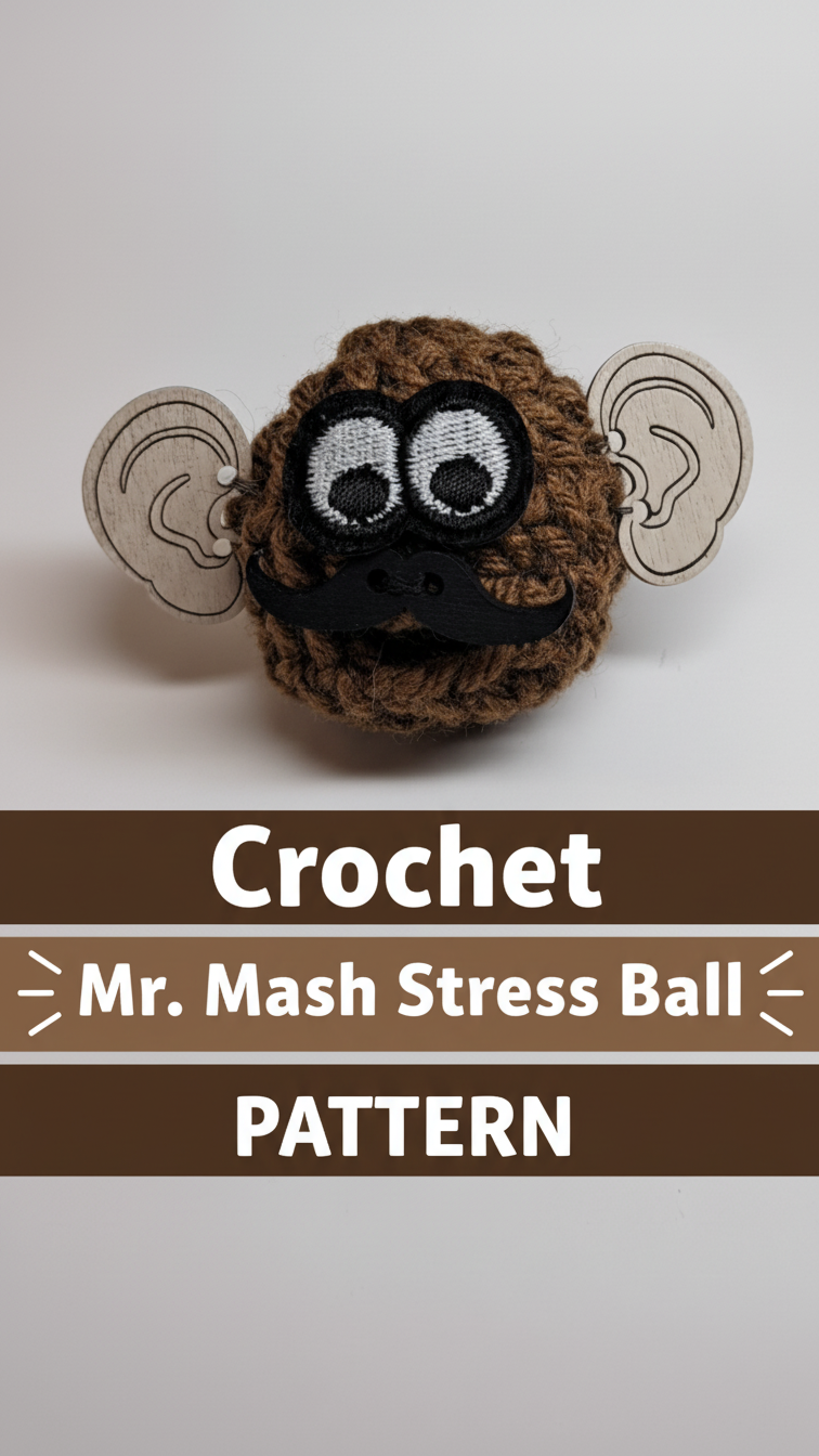 Crochet Mr. Mash Stress Ball