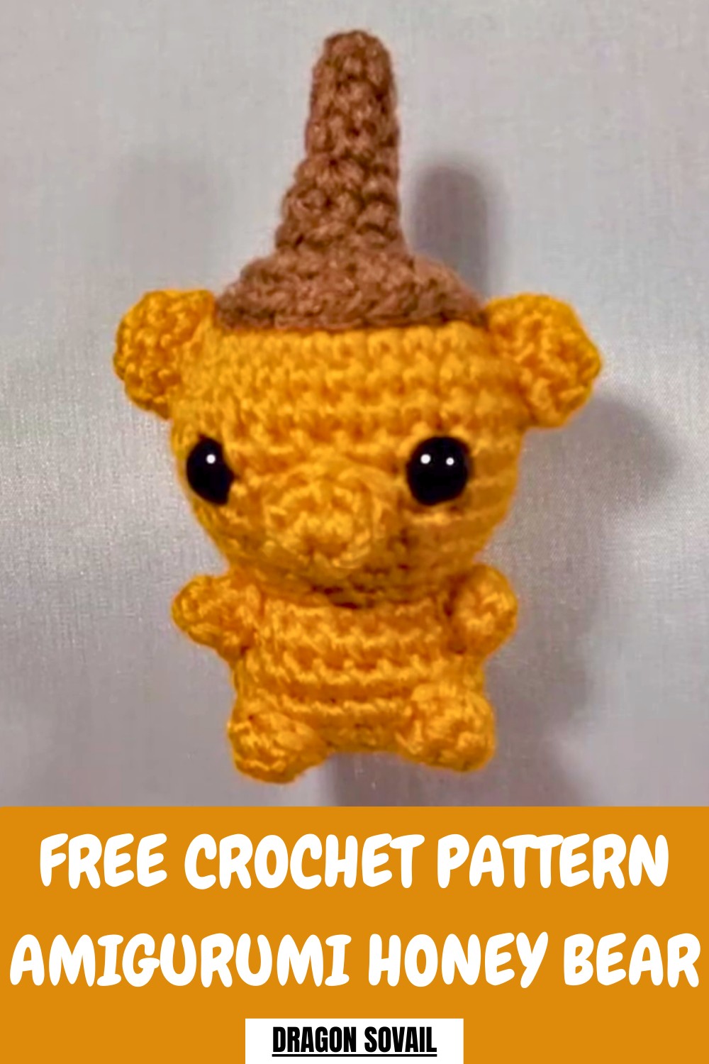 Crochet Amigurumi Honey Bear Pattern