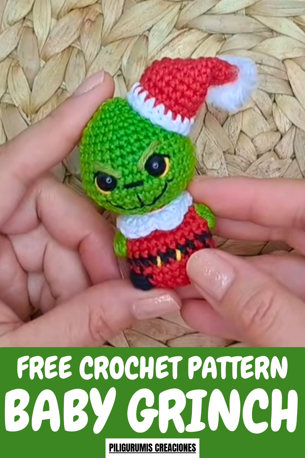 Crochet Baby Grinch Pattern