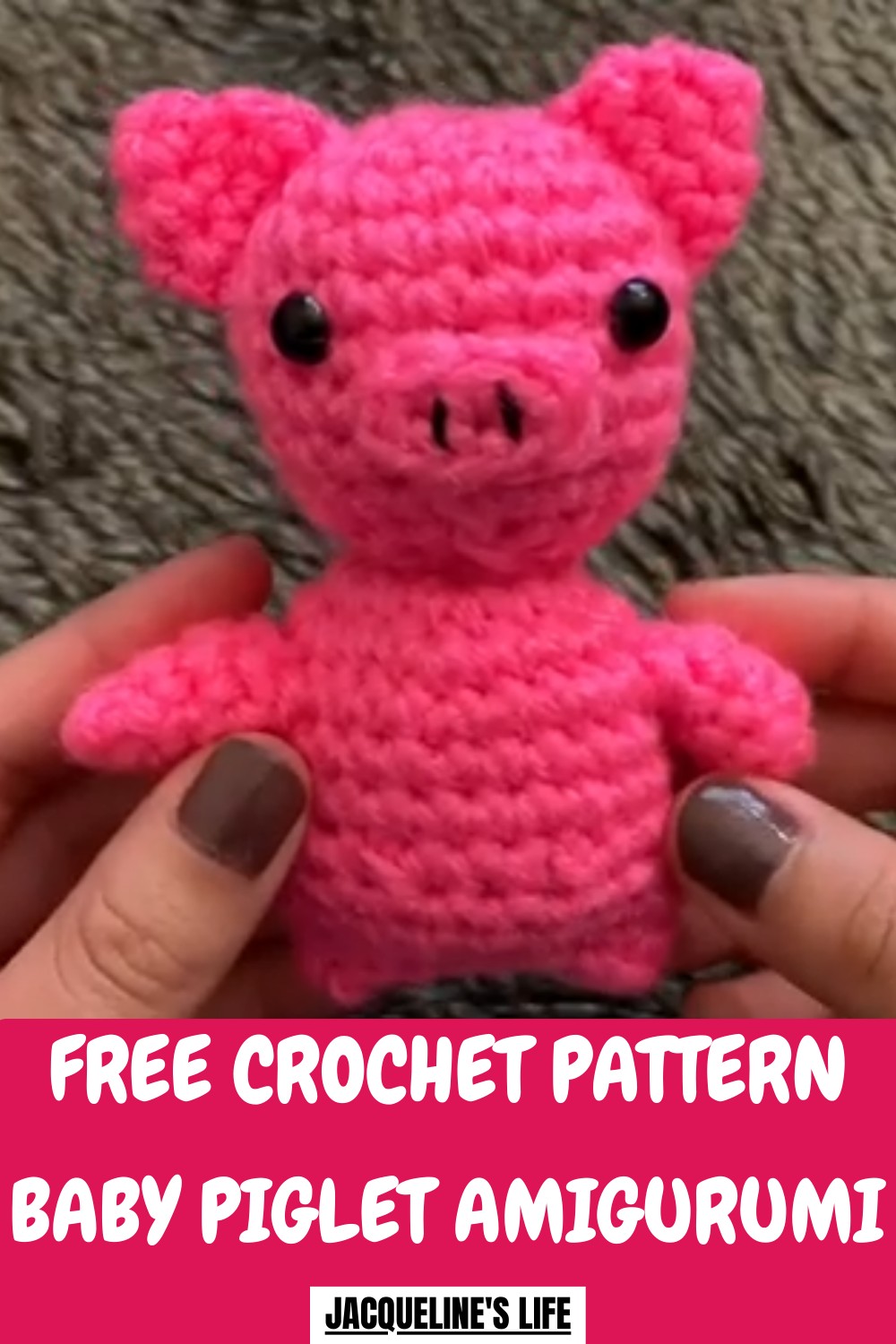 Crochet Baby Piglet Amigurumi Pattern