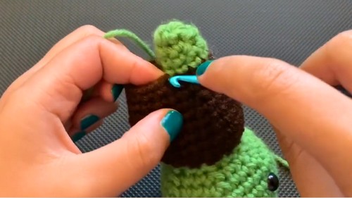 Crochet Baby Yoda Amigurumi Pattern 6