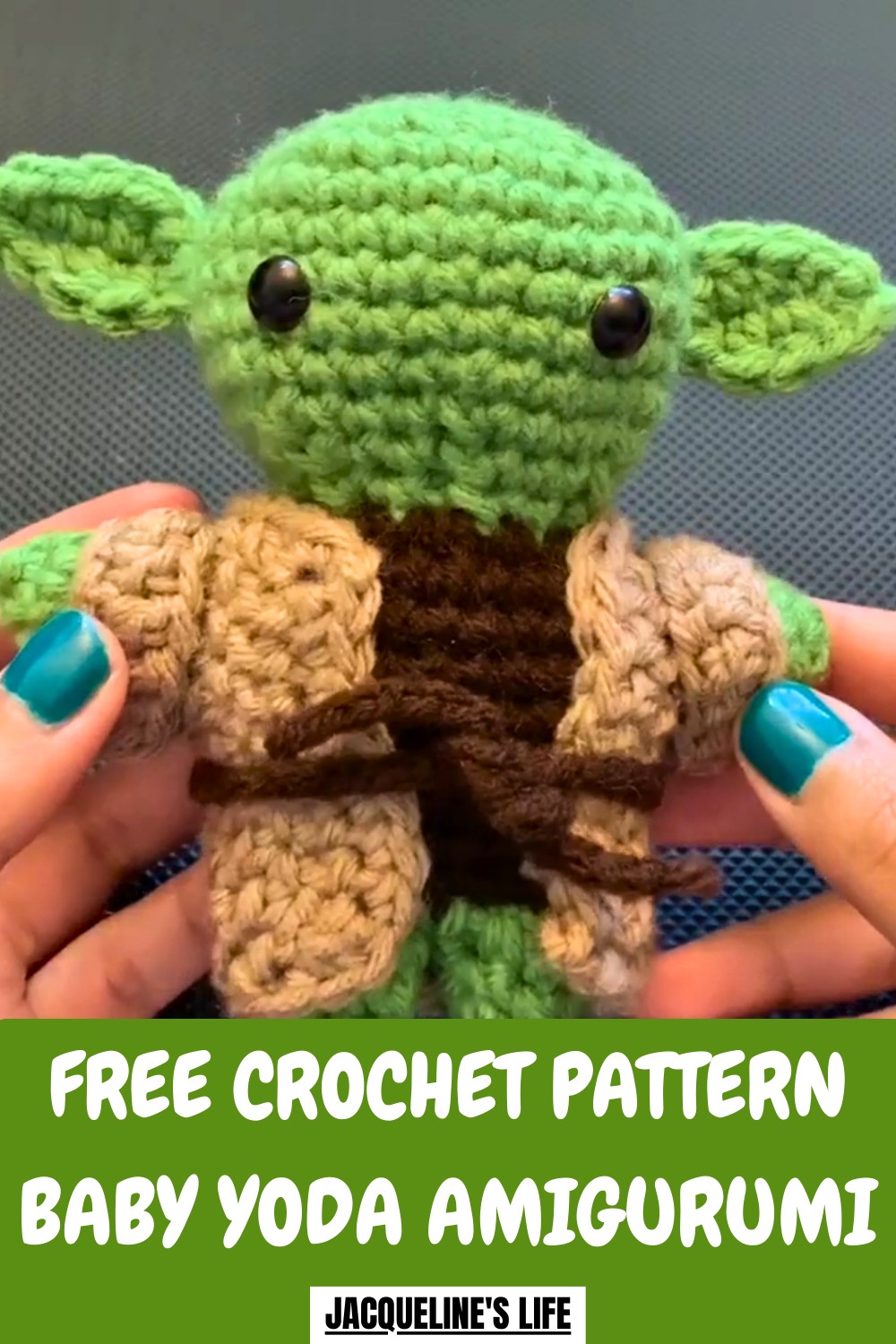 Crochet Baby Yoda Amigurumi Pattern