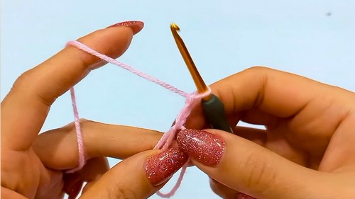 Crochet Bandana Hair Scarf Pattern 1