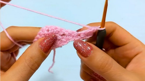 Crochet Bandana Hair Scarf Pattern 3