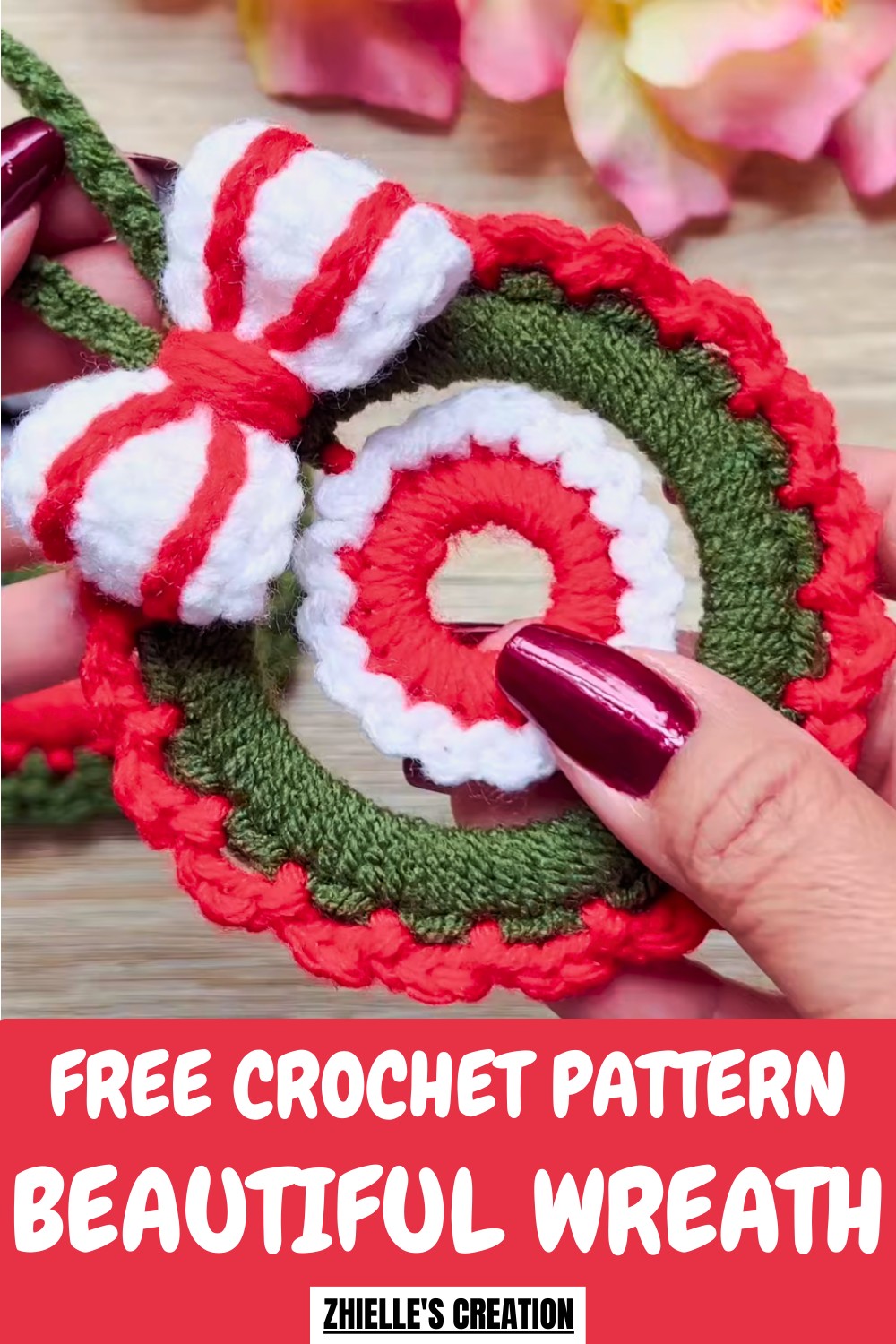 Crochet Beautiful Wreath Pattern