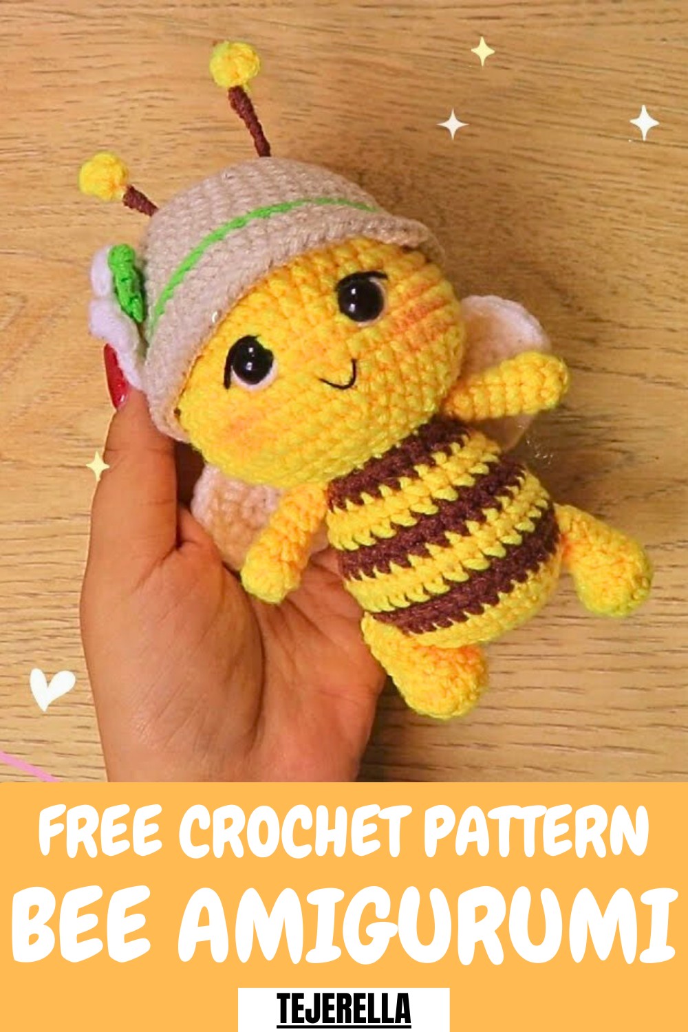 Crochet Bee Amigurumi Pattern