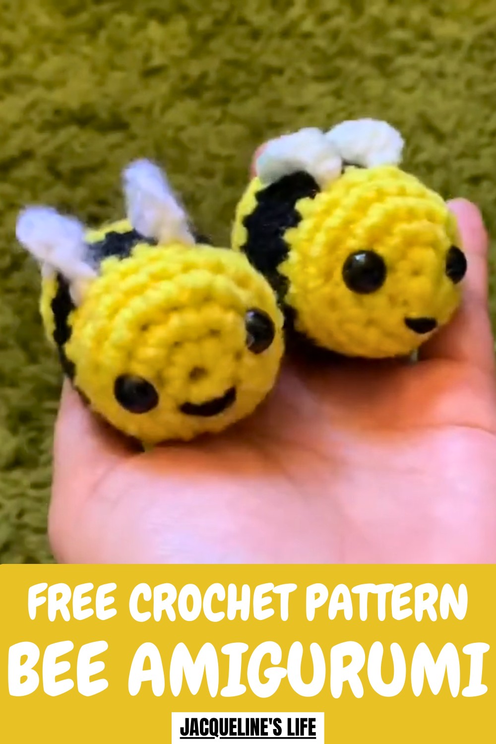 Crochet Bee Amigurumi Pattern