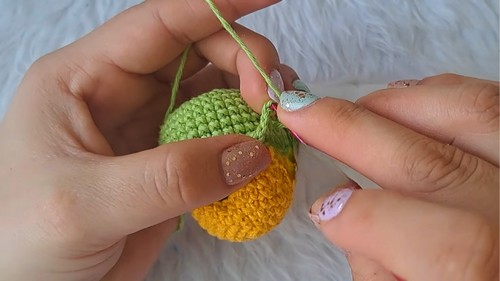 Crochet Bird Keychain Pattern 6