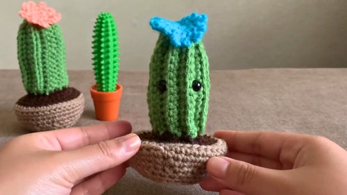 Crochet Cactus Amigurumi Pattern 8