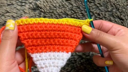 Crochet Candy Corn Mummy Pattern 5