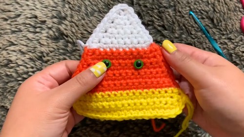 Crochet Candy Corn Mummy Pattern 6