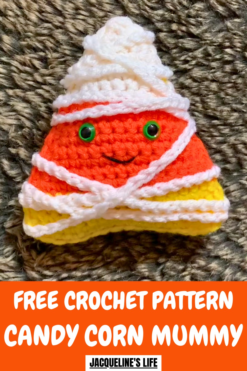 Crochet Candy Corn Mummy Pattern