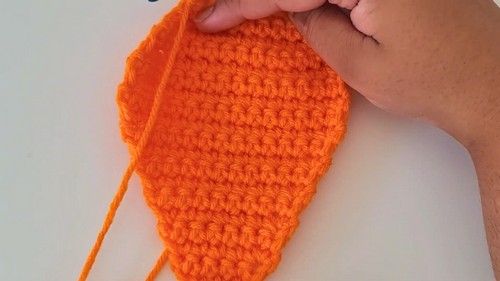 Crochet Carrot Coaster Pattern 5