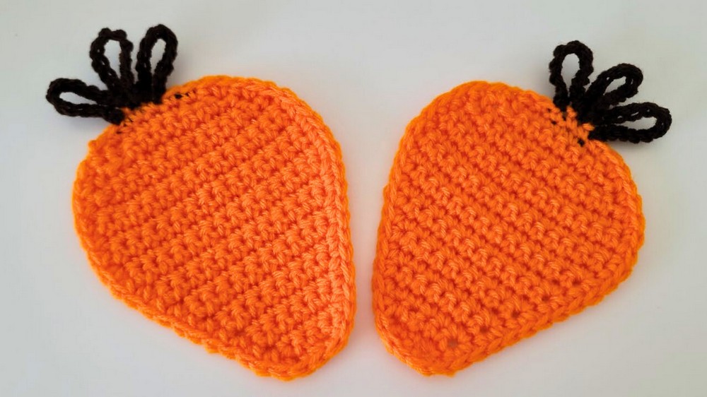 Crochet Carrot Coaster Pattern 8