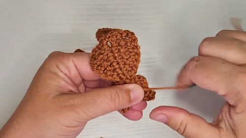 Crochet Cat Applique Pattern 6