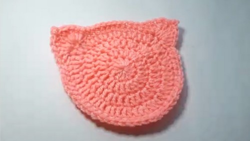 Crochet Cat Coasters Pattern 6