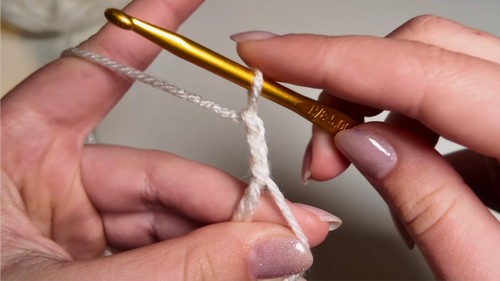 Crochet Chain Flowers Pattern 2