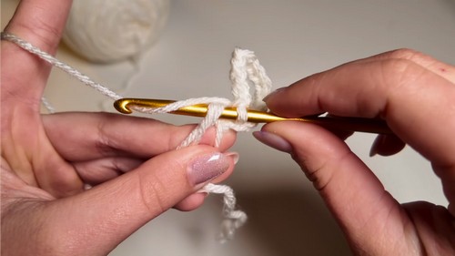 Crochet Chain Flowers Pattern 4