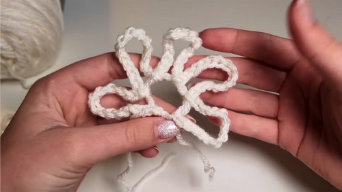 Crochet Chain Flowers Pattern 6
