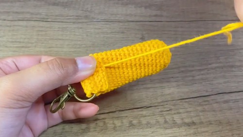 Crochet Chapstick Holder Pattern 6