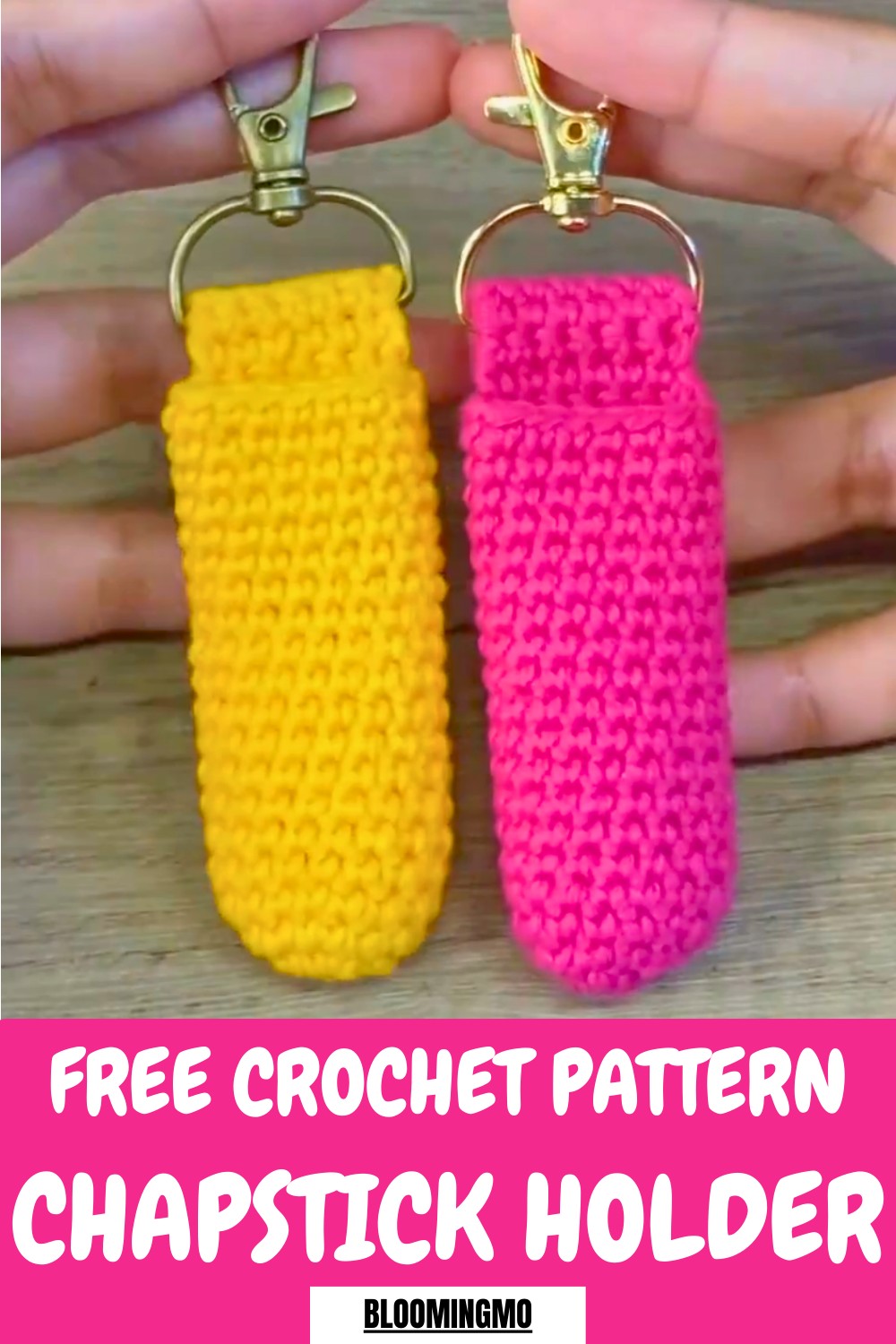 Crochet Chapstick Holder Pattern