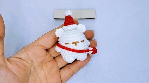 Crochet Christmas Bear Pattern 8