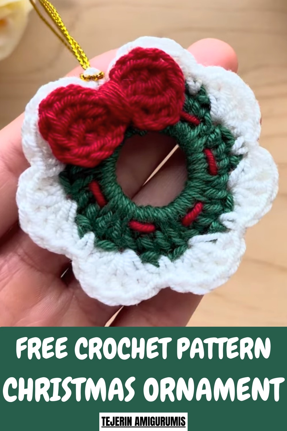 Crochet Christmas Ornament Pattern
