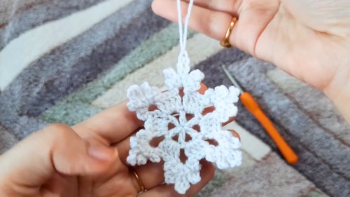 Crochet Christmas Snowflake Pattern 7