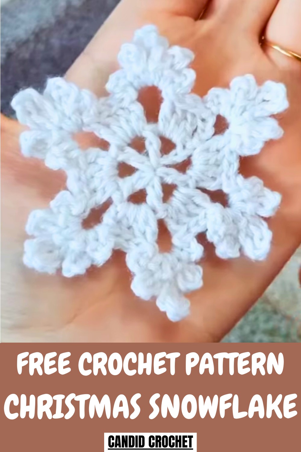 Crochet Christmas Snowflake Pattern
