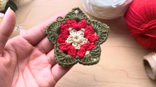 Crochet Christmas Star Holiday Pattern 6