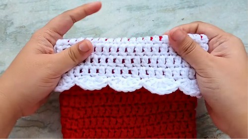 Crochet Christmas Stocking Pattern 7