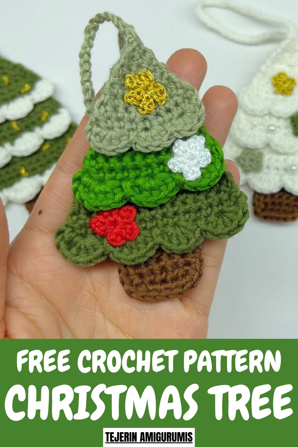 Crochet Christmas Tree Ornament Pattern