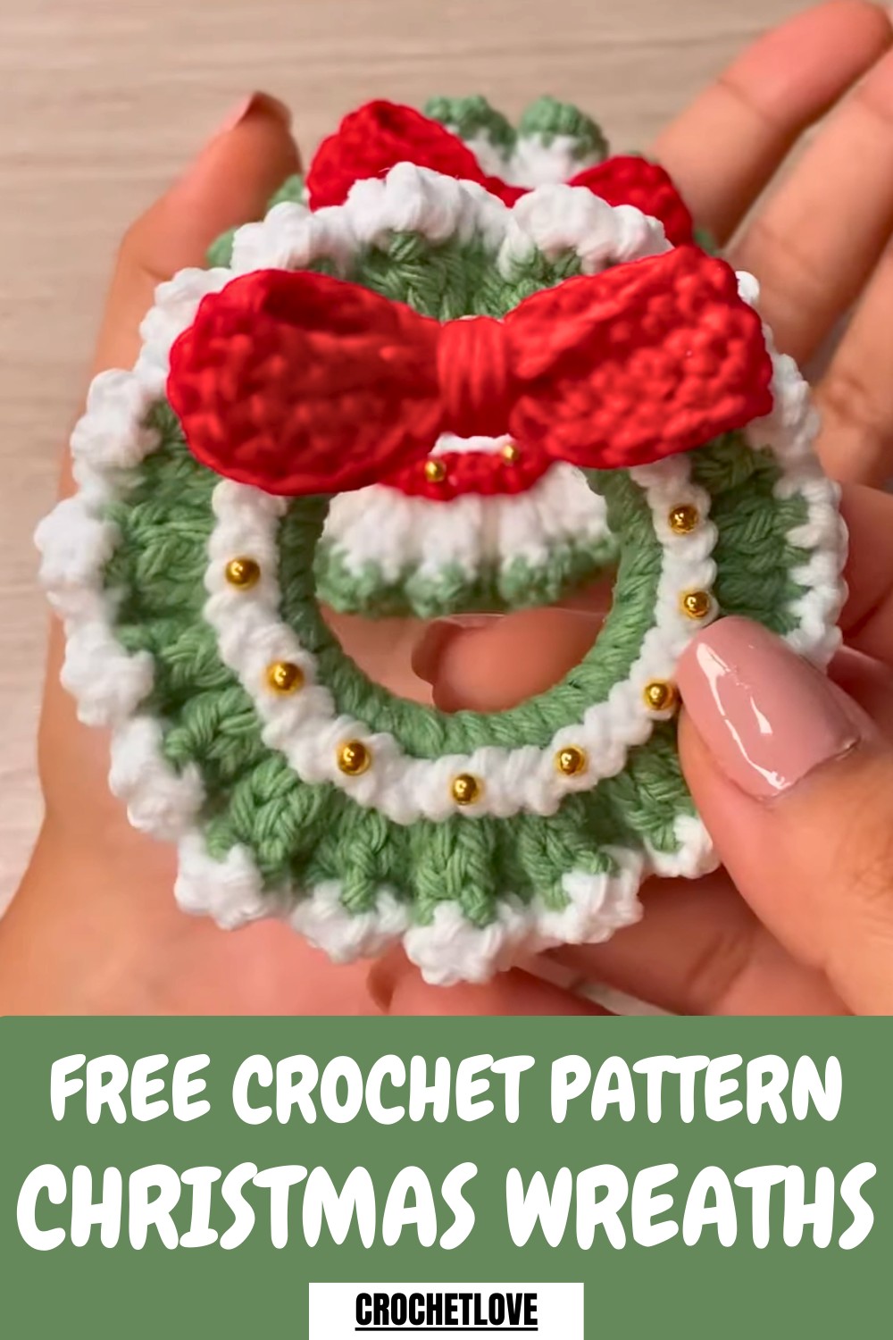 Crochet Christmas Wreaths Pattern
