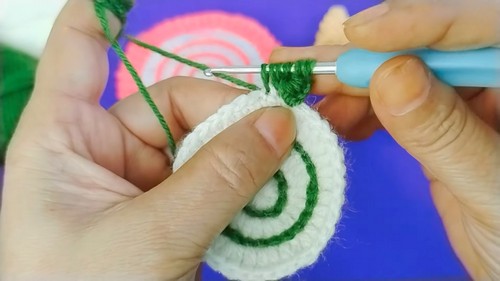 Crochet Coaster Flower Pattern 5