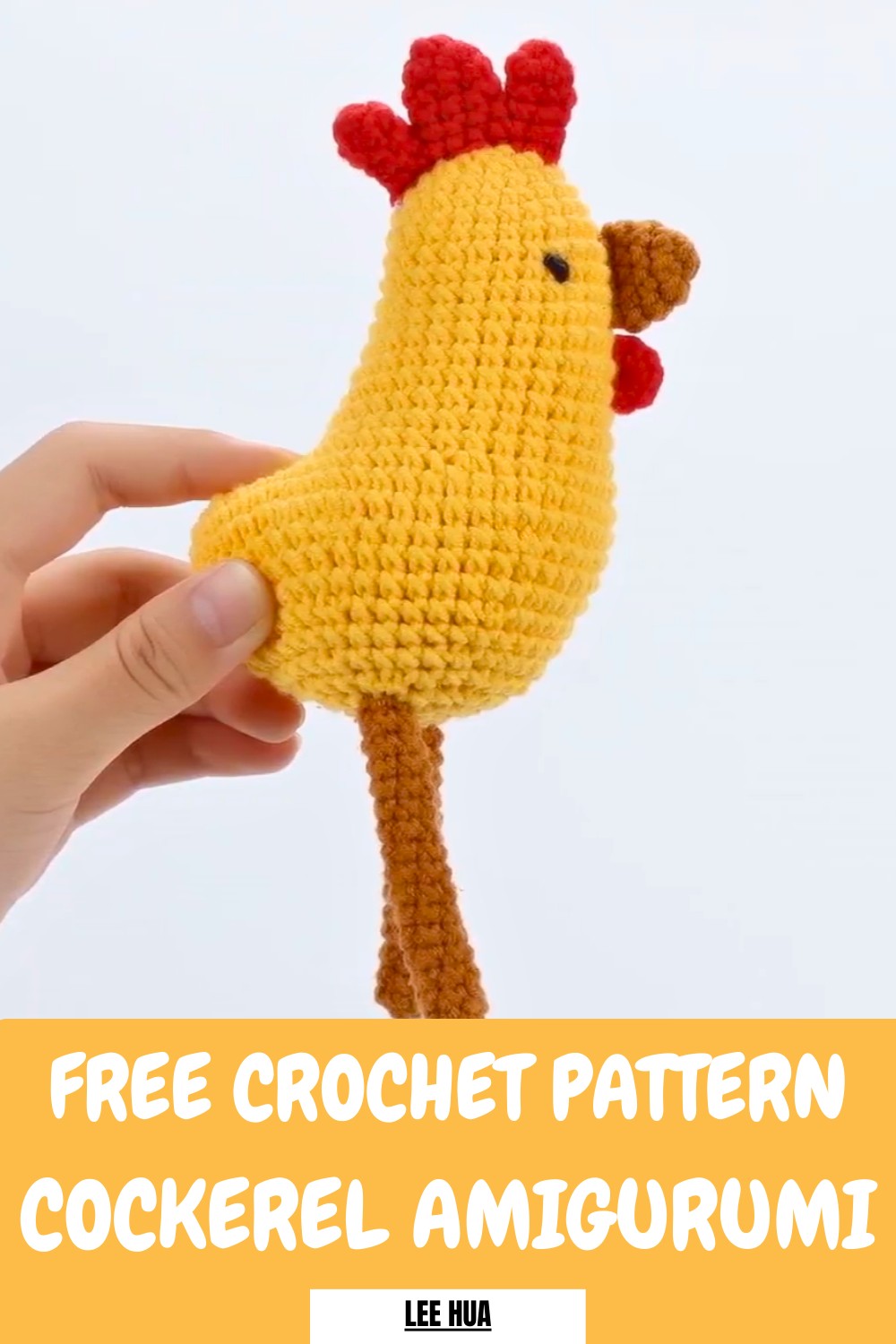Crochet Cockerel Amigurumi Pattern