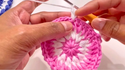 Crochet Coffee Coaster Pattern 5