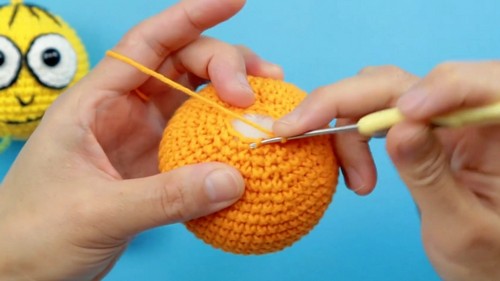 Crochet Colorful Small Ball Person Pattern 4